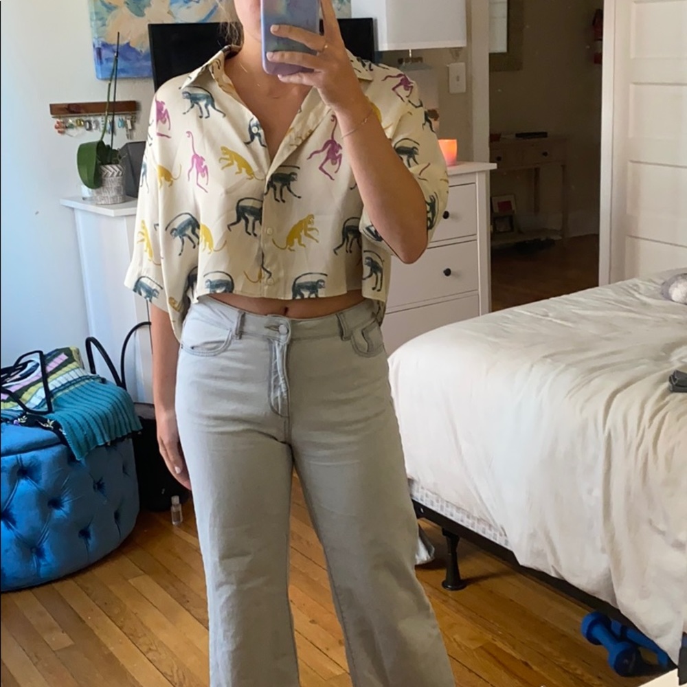 Zara monkey shirt